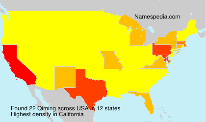 Surname Qiming in USA Surname Qiming in USA