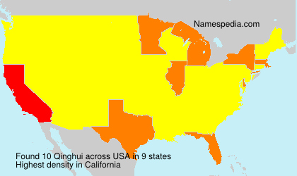 Surname Qinghui in USA Surname Qinghui in USA