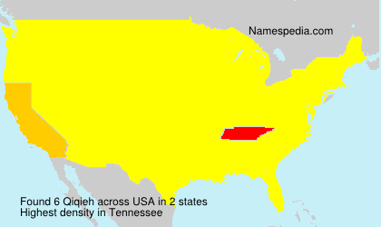 Surname Qiqieh in USA Surname Qiqieh in USA