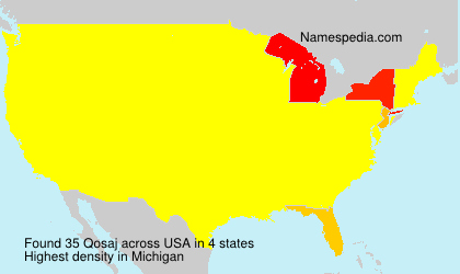 Surname Qosaj in USA Surname Qosaj in USA