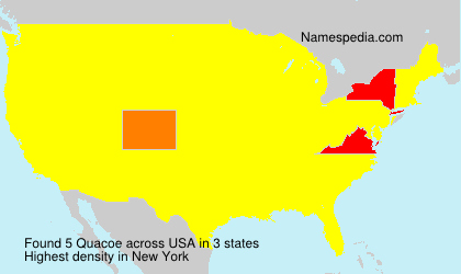 Surname Quacoe in USA Surname Quacoe in USA