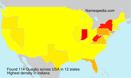 Surname Quaglio in USA Surname Quaglio in USA
