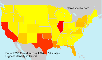Surname Quaid in USA Surname Quaid in USA