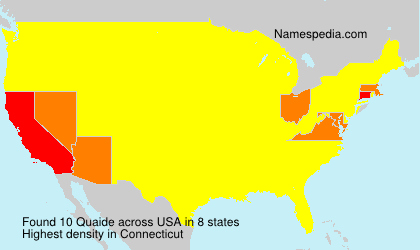 Surname Quaide in USA Surname Quaide in USA