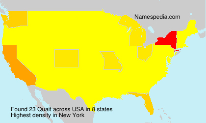 Surname Quait in USA Surname Quait in USA