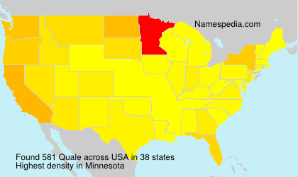 Surname Quale in USA Surname Quale in USA