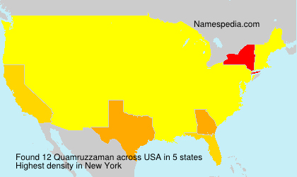 Surname Quamruzzaman in USA Surname Quamruzzaman in USA