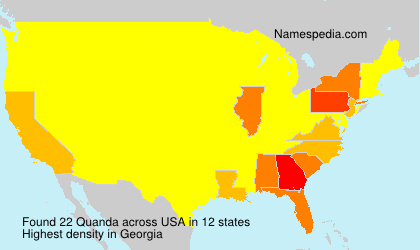 Surname Quanda in USA Surname Quanda in USA