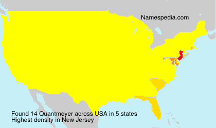 Surname Quantmeyer in USA Surname Quantmeyer in USA