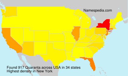 Surname Quaranta in USA Surname Quaranta in USA