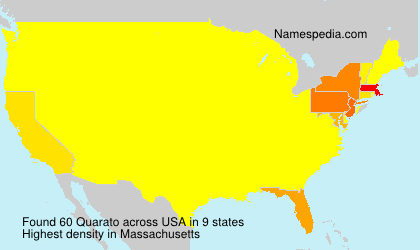 Surname Quarato in USA Surname Quarato in USA