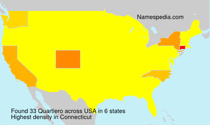Surname Quartiero in USA Surname Quartiero in USA