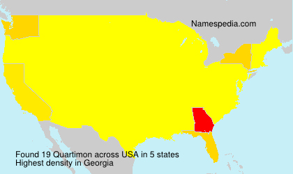 Surname Quartimon in USA Surname Quartimon in USA