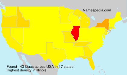 Surname Quas in USA Surname Quas in USA