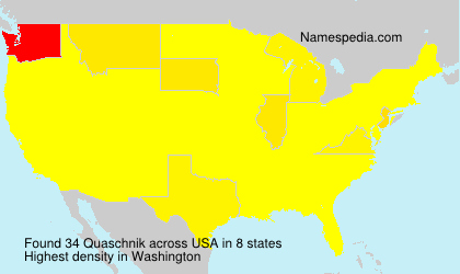 Surname Quaschnik in USA Surname Quaschnik in USA