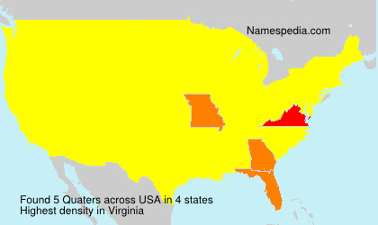 Surname Quaters in USA Surname Quaters in USA