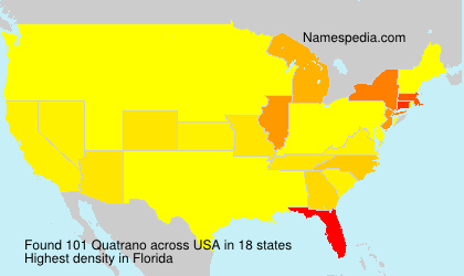 Surname Quatrano in USA Surname Quatrano in USA