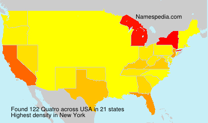 Surname Quatro in USA Surname Quatro in USA