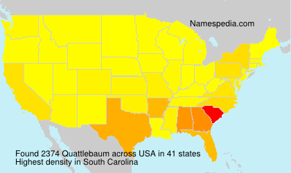 Surname Quattlebaum in USA Surname Quattlebaum in USA
