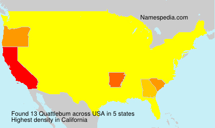 Surname Quattlebum in USA Surname Quattlebum in USA