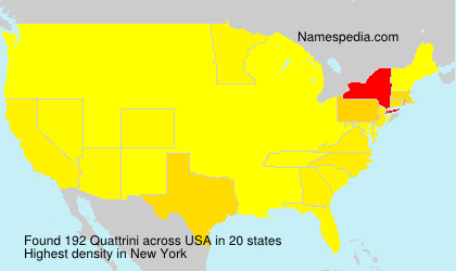 Surname Quattrini in USA Surname Quattrini in USA