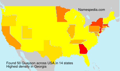 Surname Quayson in USA Surname Quayson in USA