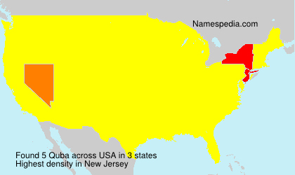 Surname Quba in USA