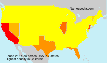 Surname Quea in USA Surname Quea in USA