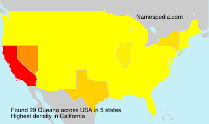 Surname Queano in USA Surname Queano in USA