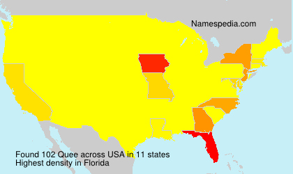 Surname Quee in USA Surname Quee in USA