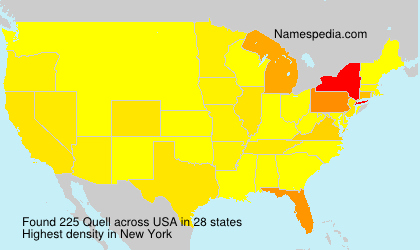 Surname Quell in USA Surname Quell in USA