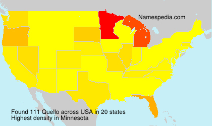 Surname Quello in USA Surname Quello in USA