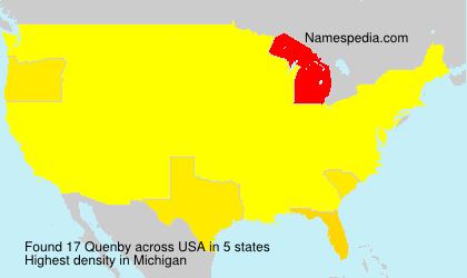 Surname Quenby in USA Surname Quenby in USA