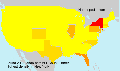 Surname Quendo in USA Surname Quendo in USA