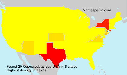 Surname Quenstedt in USA Surname Quenstedt in USA