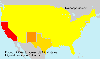 Surname Quento in USA Surname Quento in USA