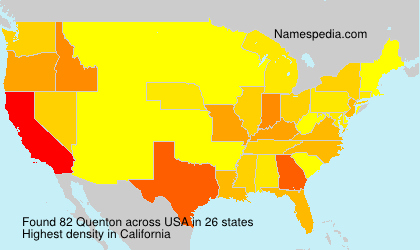 Surname Quenton in USA Surname Quenton in USA
