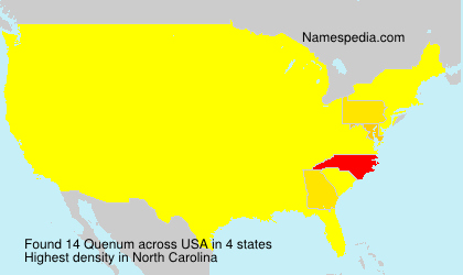 Surname Quenum in USA Surname Quenum in USA