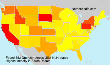 Surname Quenzer in USA Surname Quenzer in USA