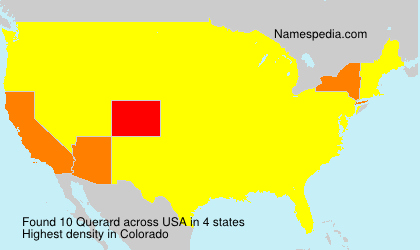 Surname Querard in USA Surname Querard in USA