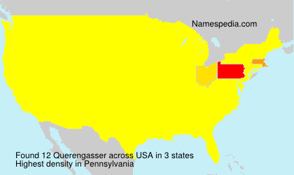 Surname Querengasser in USA Surname Querengasser in USA
