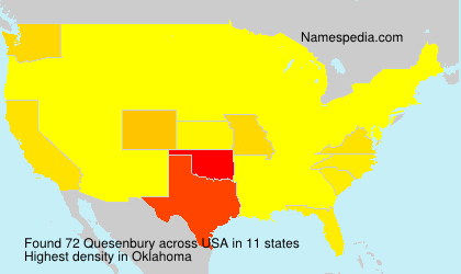 Surname Quesenbury in USA Surname Quesenbury in USA