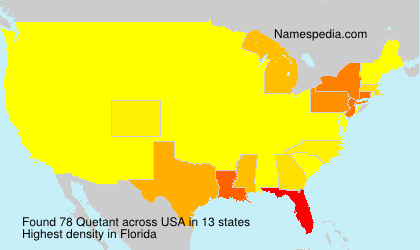 Surname Quetant in USA Surname Quetant in USA