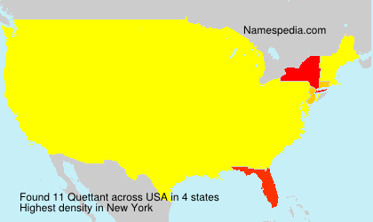 Surname Quettant in USA Surname Quettant in USA
