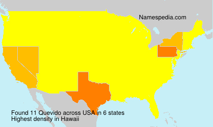 Surname Quevido in USA Surname Quevido in USA