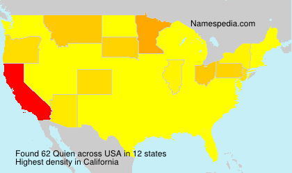 Surname Quien in USA Surname Quien in USA
