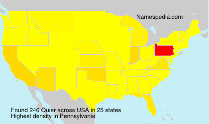 Surname Quier in USA Surname Quier in USA