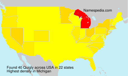 Surname Quigly in USA Surname Quigly in USA