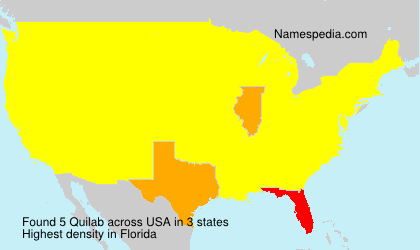 Surname Quilab in USA Surname Quilab in USA