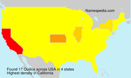 Surname Quilice in USA Surname Quilice in USA